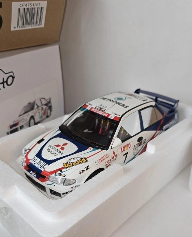Mitsubishi Lancer EVO Australia Rallymachines 1/18 OT475, Hobby en Vrije tijd, Modelauto's | 1:18, Nieuw, Auto, OttOMobile, Ophalen of Verzenden
