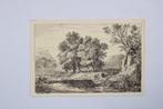 gravure, paysage, Jean-Claude Charmier, dit Cladius, 1844, Antiquités & Art, Enlèvement ou Envoi