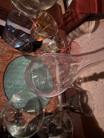 Set drinkglazen op schotel, Collections, Verres & Petits Verres, Enlèvement, Utilisé, Verres et Verres à shot