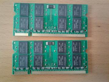 2 x 2 Go DDR2 PC2-5300 beschikbaar voor biedingen