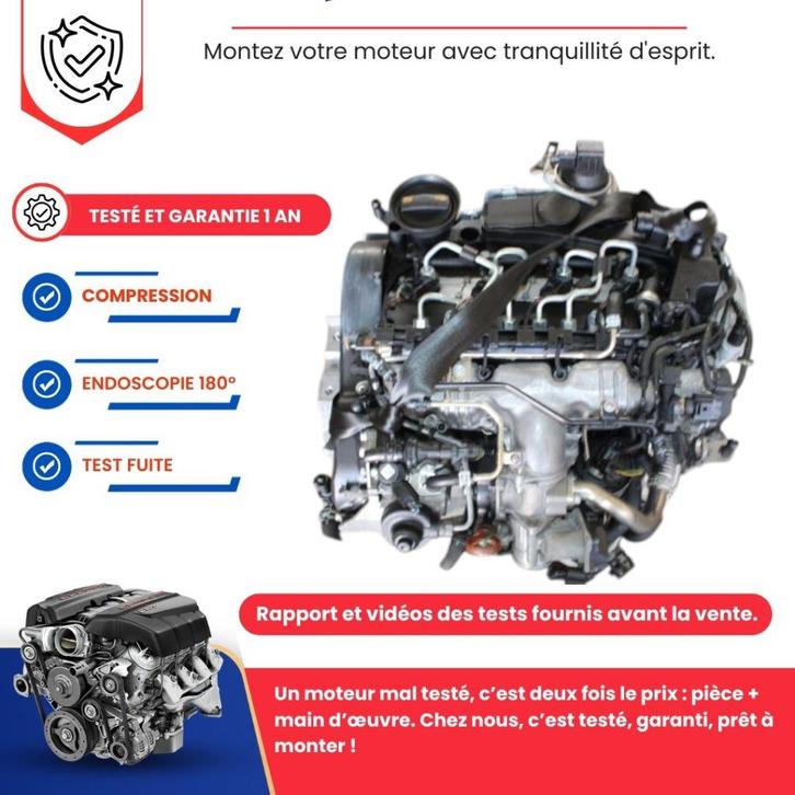 Moteur Audi A3 / Volkswagen Golf VI / Passat / Tiguan TDI, Autos : Pièces & Accessoires, Moteurs & Accessoires, Audi, Volkswagen