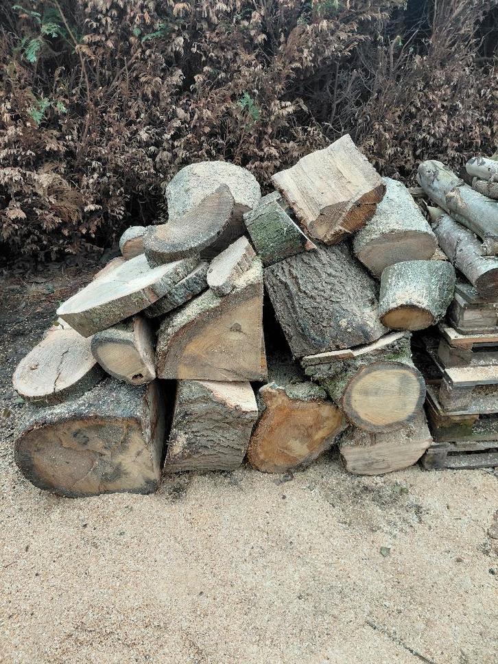 Brandhout eik, Tuin en Terras, Brandhout, Blokken, Eikenhout, Ophalen of Verzenden