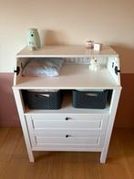 Verzorgingstafel wit, Kinderen en Baby's, Ophalen, Gebruikt, Commode, Opstaande rand