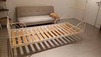 Lit évolutif extensible ikea Minnen blanc avec sommier, Enfants & Bébés, Enlèvement