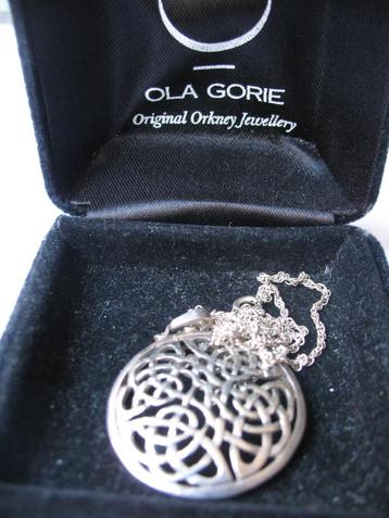 Vintage Ola Gorie ketting met hanger, zilver beschikbaar voor biedingen