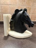 Mooie arduinen boekensteunen paardenhoofden, Animaux & Accessoires, Chevaux