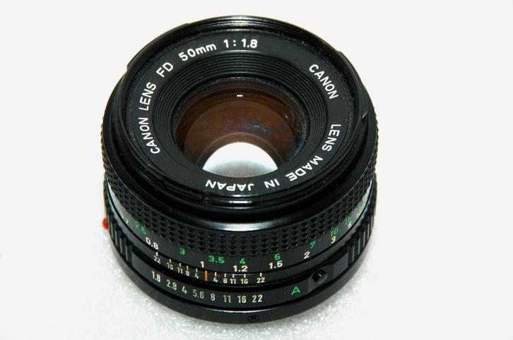 CANON FD 50mm 1.8 voor Canon A-1, AE-1, AE-1-programma..., Audio, Tv en Foto, Fotocamera's Analoog, Gebruikt, Spiegelreflex, Overige Merken