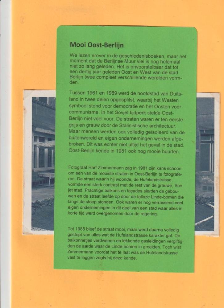Het mooie Oost-Berlijn, 1980, Verzamelen, Foto's en Prenten, Zo goed als nieuw, Foto, Gebouw, 1960 tot 1980, Verzenden