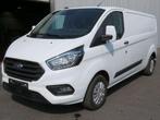 Ford Transit Custom L2 H1 Lange versie - Airco - PDC - 19.00, Auto's, Voorwielaandrijving, Stof, Wit, 109 pk