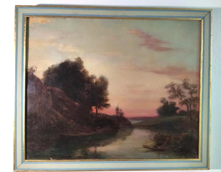Emile Dupont Zipcy: Landschap, Antiek en Kunst, Kunst | Schilderijen | Klassiek, Ophalen