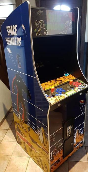 Arcade kast " space invaders " met 1000-en spelletjes, Enlèvement, Comme neuf