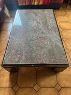 2 Tables basse en marbre vintage, Ophalen, Zo goed als nieuw