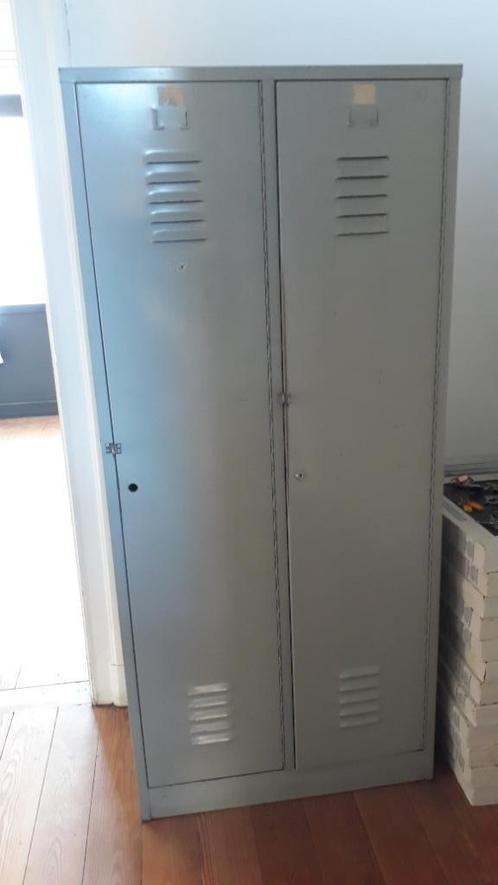 Armoire métallique vestiaire style industriel, Huis en Inrichting, Kasten | Lockerkasten, Gebruikt, Ophalen