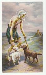 Devotieprentje  Sanctus Lazarus, Verzamelen, Bidprentjes en Rouwkaarten, Verzenden, Bidprentje