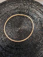 14k necklace made from Italy, Handtassen en Accessoires, Kettingen, Ophalen of Verzenden, Nieuw, Geel, Goud