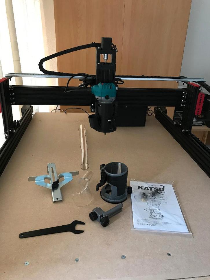 CNC portaal freesmachine model Hobby, met training/Garantie!, Bricolage & Construction, Outillage | Fraiseuses, Neuf, Électrique