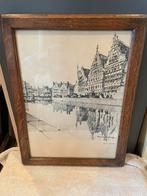 Ets , herman verbaere , graslei Gent, Antiek en Kunst, Ophalen