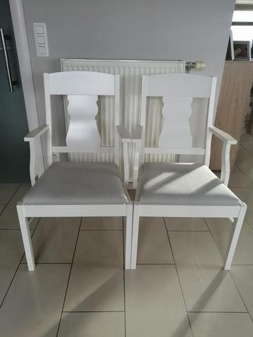 2 stoelen, Enlèvement, Utilisé, Blanc, Scandinavisch