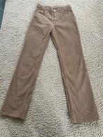 Beige broek velours Benetton s/m, Benetton, Beige, Ophalen of Verzenden, Zo goed als nieuw