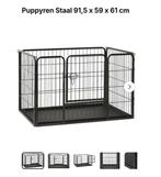 Hondenbench of puppy bench, Dieren en Toebehoren, Hondenhokken, Ophalen, Hondenkennel, Minder dan 65 cm, Zo goed als nieuw