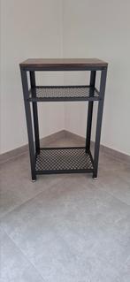 Bijzettafel industriële look, Huis en Inrichting, Ophalen, Zo goed als nieuw