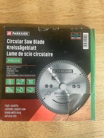 Zaagbladen 80 en 60 tanden (Zemst) beschikbaar voor biedingen