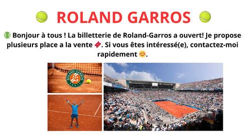 Huitième de final pour Roland Garros, Tickets en Kaartjes, Sport | Tennis, Twee personen, Juni