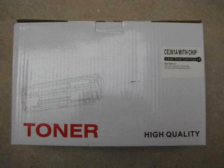Huismerk toner CE261A cyan voor de HP CP4025-CP4525 serie, Computers en Software, Printerbenodigdheden, Nieuw, Toner, Ophalen of Verzenden