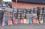 Peddels houten peddels roeispanen decoratie, Ophalen