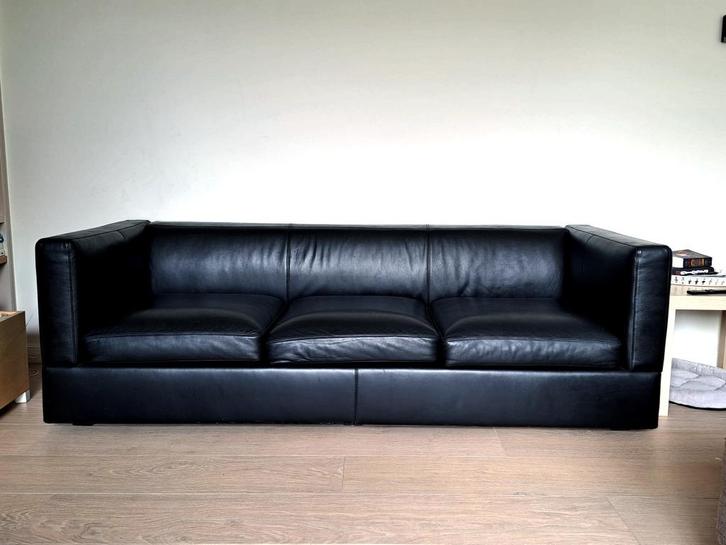 2 identieke 3-zit design zetels (Camerich), Huis en Inrichting, Zetels | Zetels, Gebruikt, Rechte bank, Driepersoons, 200 tot 250 cm