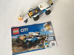 Lego City - Woestijn Rallywagen - 60218, Ensemble complet, Lego, Utilisé, Enlèvement ou Envoi