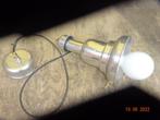 VINTAGE ALUMINIUM HANGLAMP, Ophalen of Verzenden
