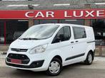 Ford Transit Custom 2.2 TDCI 1OOCV 3PLACES CLIMATISATION GAR, Euro 5, Stof, Gebruikt, Zwart