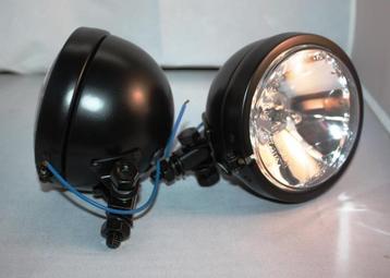 Zwarte Spotlights - 120 mm | USA-Stijl | E-Keur | per paar beschikbaar voor biedingen