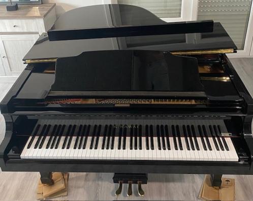 Kawai GS-40 1.86 (1988) Zeer goede staat, Muziek en Instrumenten, Piano's, Gebruikt, Vleugel, Zwart, Hoogglans, Ophalen