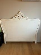 Hoofdeinde bed, Huis en Inrichting, Slaapkamer | Bedden, Ophalen, Gebruikt, Wit, Tweepersoons