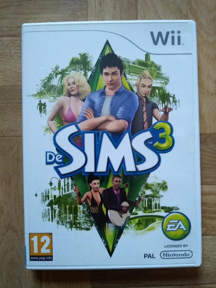 Sims 3 voor Wii of Wii U, Games en Spelcomputers, Games | Nintendo Wii, Gebruikt, Strategie en Constructie, 3 spelers of meer