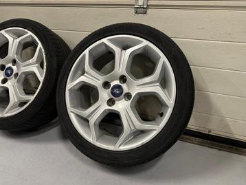 17inch Originele Ford ST Velgen set! 4x108 A merk banden! beschikbaar voor biedingen