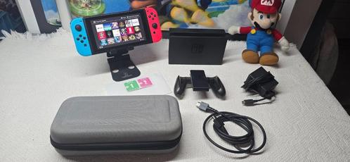 Nintendo Switch-console (v2) + 24 games en garantie+online, Games en Spelcomputers, Games | Nintendo Switch, Zo goed als nieuw