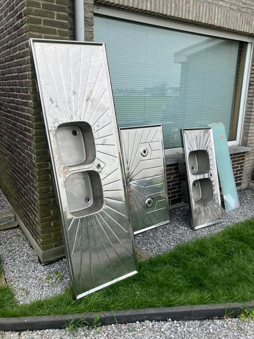 Inox spoelbakken en inox tapkraantablet, Zakelijke goederen, Horeca | Meubilair en Inrichting, Ophalen