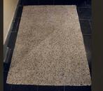 Dik zwart gespikkeld wit tapijt, Ophalen, Gebruikt, 100 tot 150 cm, Wit