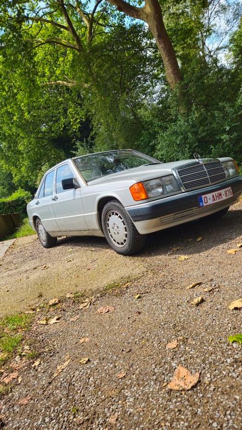 Mercedes 190E 2.0 benzine oldtimer, Auto's, Mercedes-Benz, Particulier, Alarm, Elektrische ramen, Radio, Zetelverwarming, Benzine