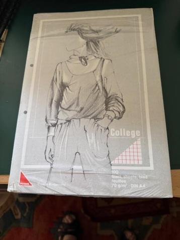 lot met 5 cursusblokken A4 100 vellen/blok 70g/m² - 8€/lot beschikbaar voor biedingen