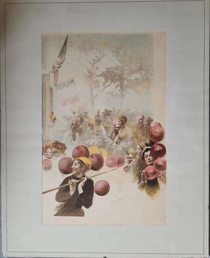 Lithografie 1898, L'Estampe Moderne 'Polichinelle', Antiquités & Art, Art | Lithographies & Sérigraphies, Enlèvement