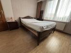 Massief eiken slaapkamer, Huis en Inrichting, Slaapkamer | Complete slaapkamers, Ophalen, Zo goed als nieuw, Tweepersoons, Antiek