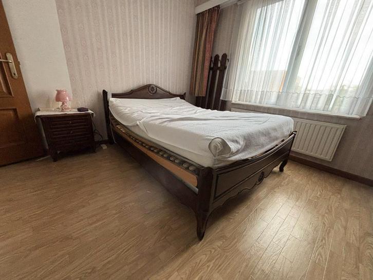 Massief eiken slaapkamer, Huis en Inrichting, Slaapkamer | Complete slaapkamers, Zo goed als nieuw, Tweepersoons, Ophalen