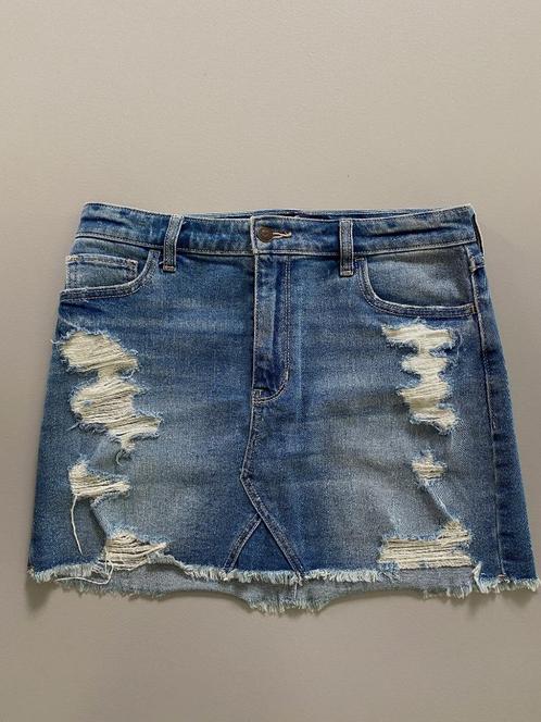 leuk jeansrokje Hollister W30, Kleding | Dames, Rokken, Zo goed als nieuw, Ophalen
