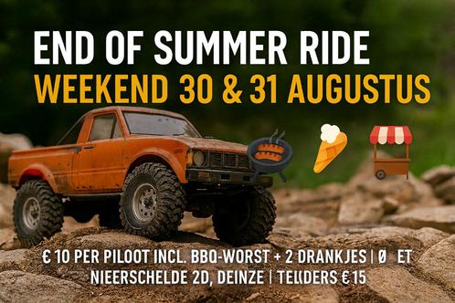 RC-Crawlerpark Deinze – Open Parcours & BBQ  30-31 augustus, Hobby en Vrije tijd, Modelbouw | Radiografisch | Auto's, Nieuw, Auto offroad