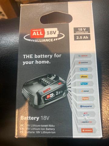 Bosch 18 Volt 2,4 Amphere accu beschikbaar voor biedingen