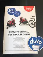 Dieren trailer - fiets/buggy, Divers, Divers Autre, Comme neuf, Enlèvement